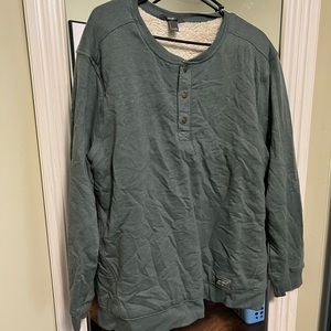 Eddie Bauer Sherpa line crew Henley